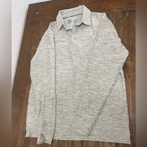 Three Sixty Six Men's Dry Fit Long Sleeve Golf Shirt - Quick Dry Polo Shirts